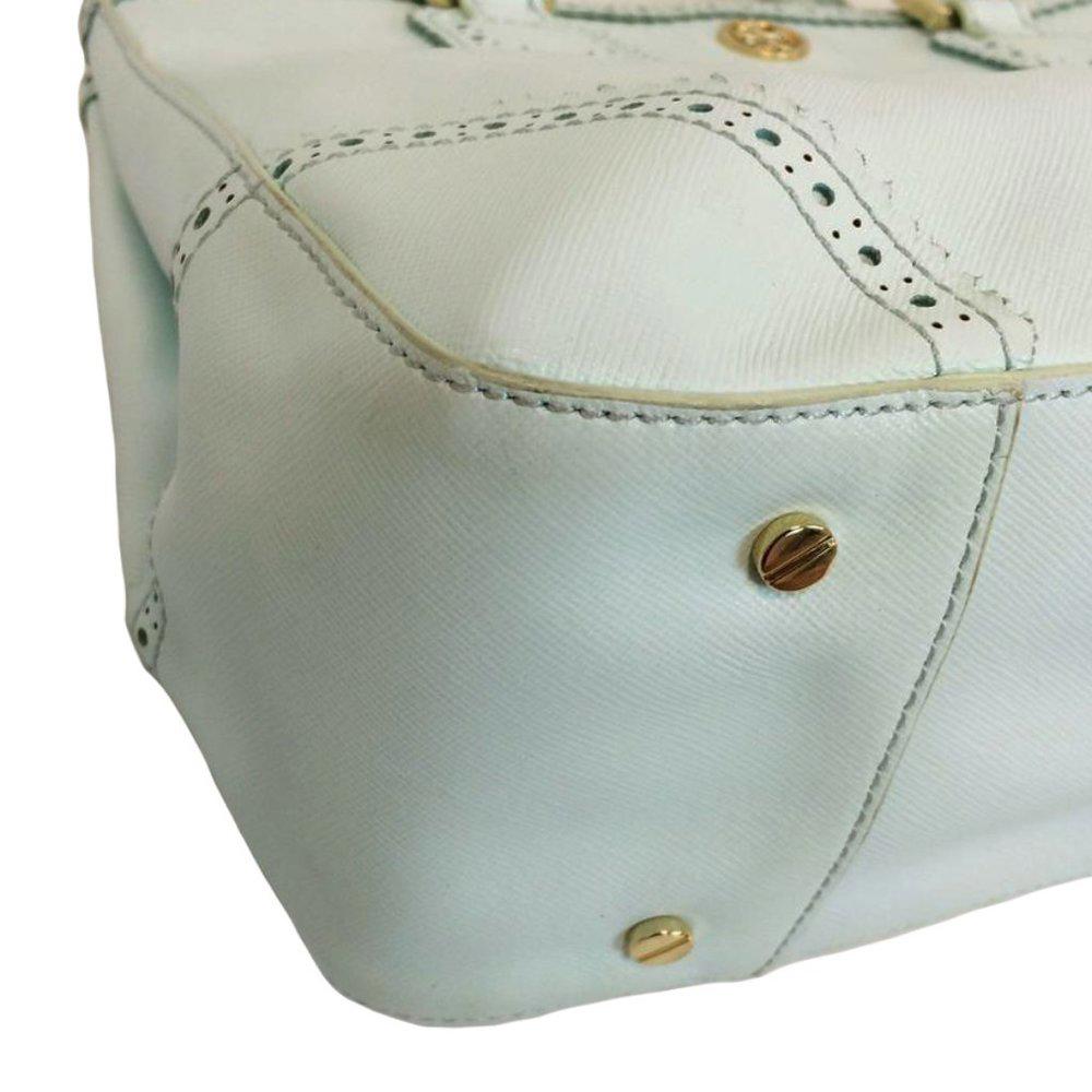 Tory Burch Robinson Spectator Mint Green Satchel
