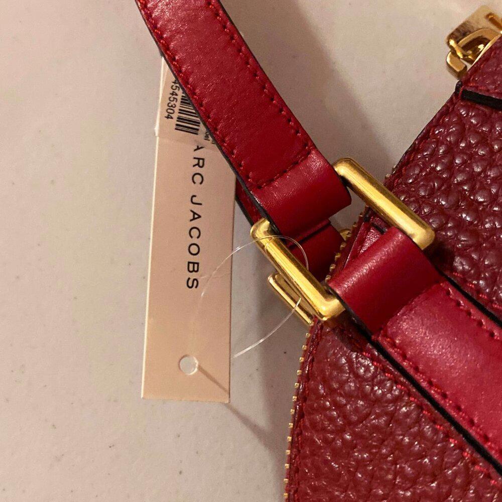 Marc Jacobs Red Leather Satchel Bag