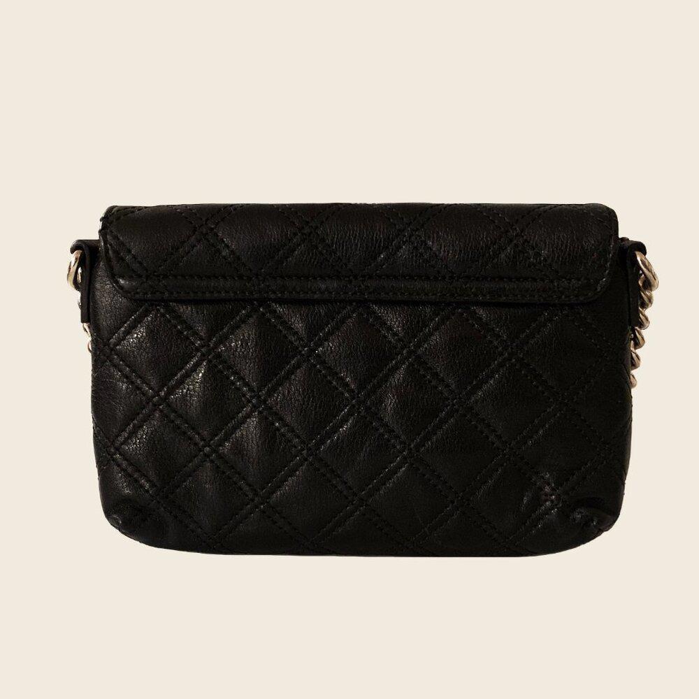 Marc Jacobs The Single Mini Quilted Black Crossbody Bag