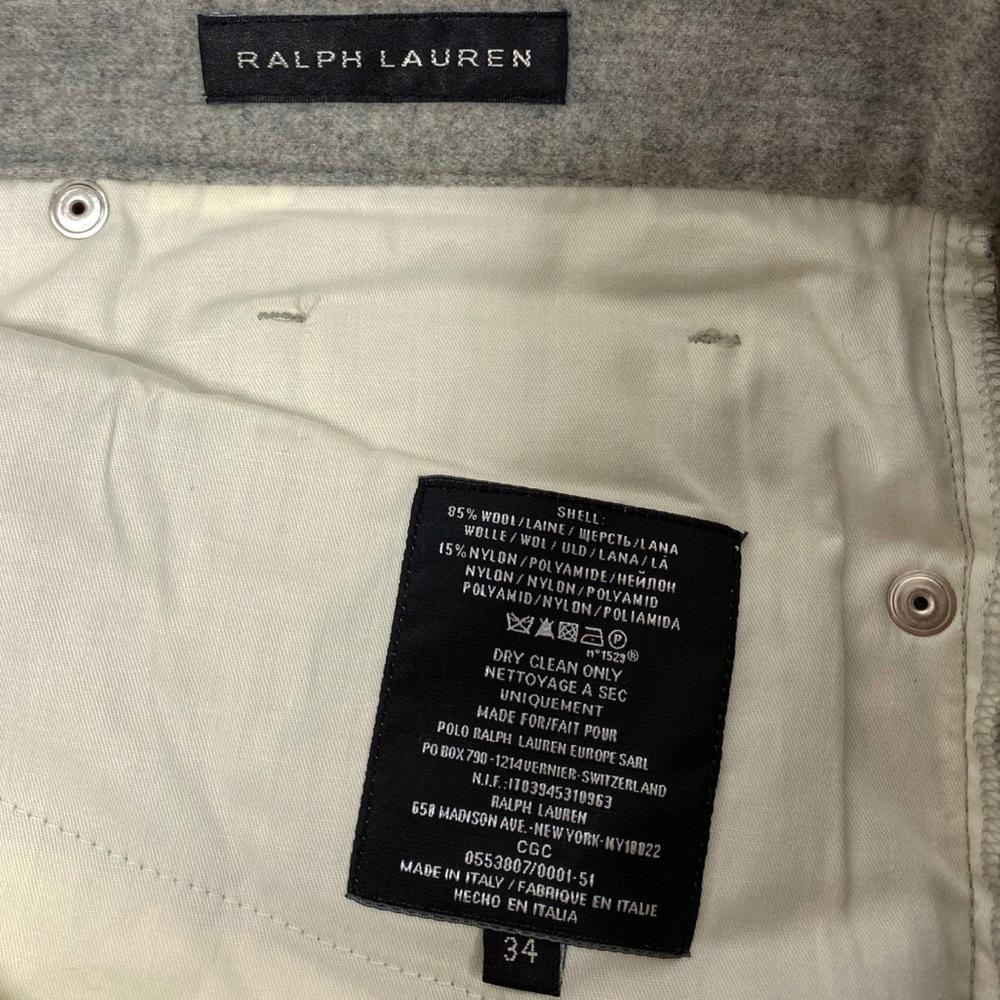 Ralph Lauren Heather Grey Wool Pants