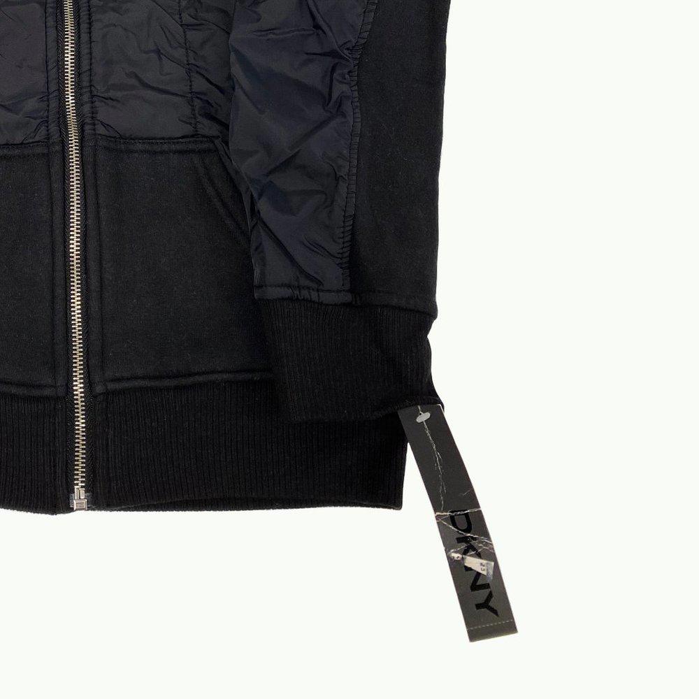 DKNY Black Puffer Sweater