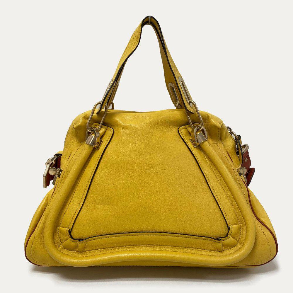 Chloe Paraty Military Runway Yellow Satchel