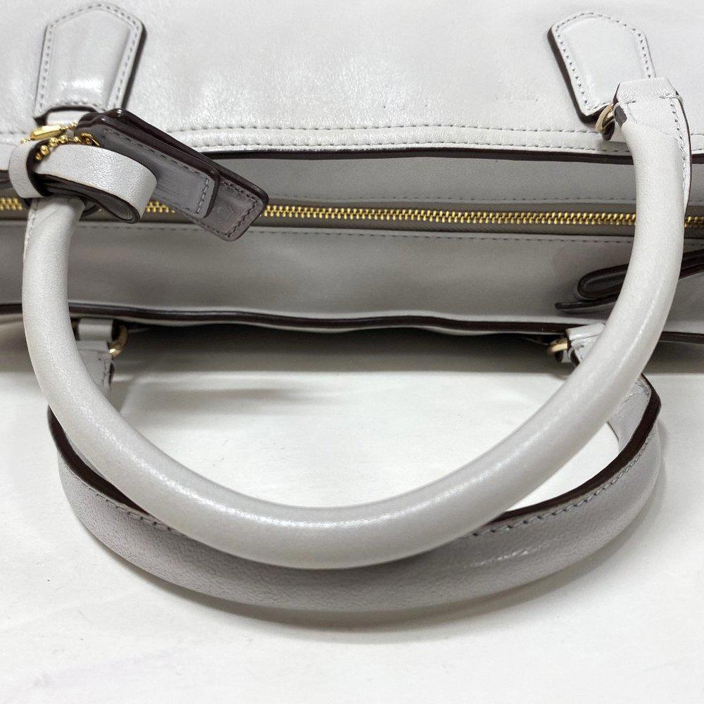 COACH 25057 Blaire Grey Color block Conv. Tote