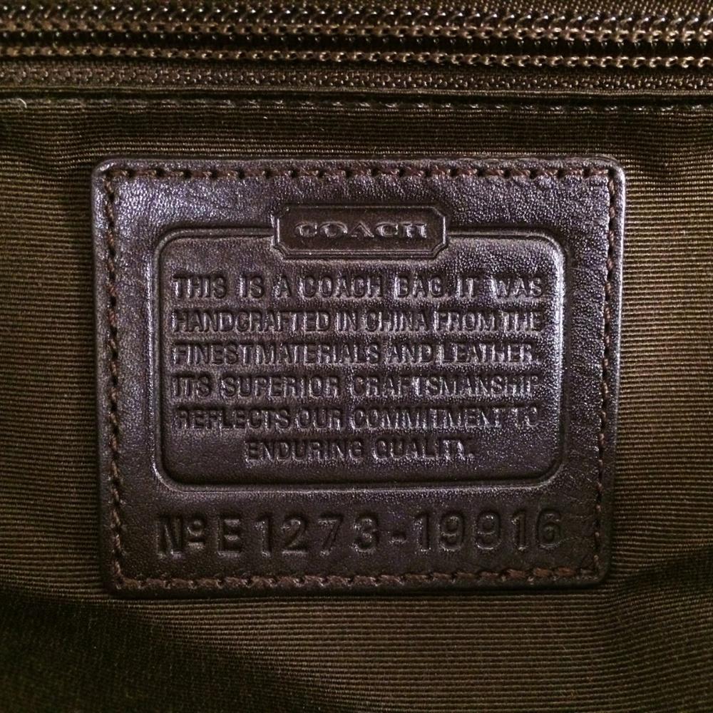 COACH 19916 Legacy Signature Stripe Khaki Candace