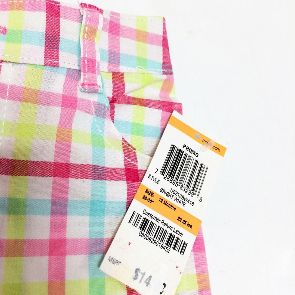 Greendog Bright Multicolor Checked Shorts