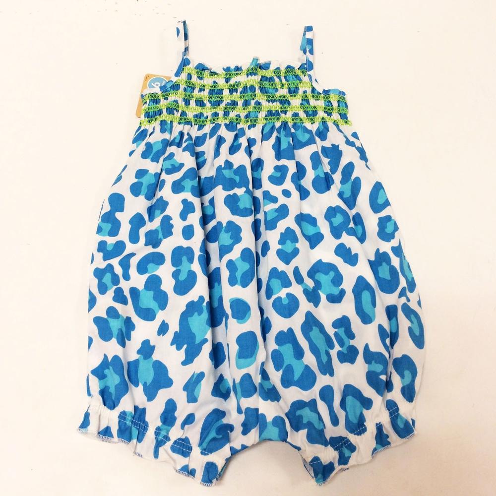 Carter's Playwear Blue Cheetah Sunsuit