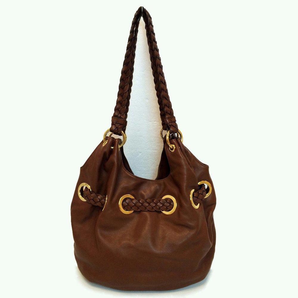 Michael by Michael Kors Braided Walnut Tote Bag