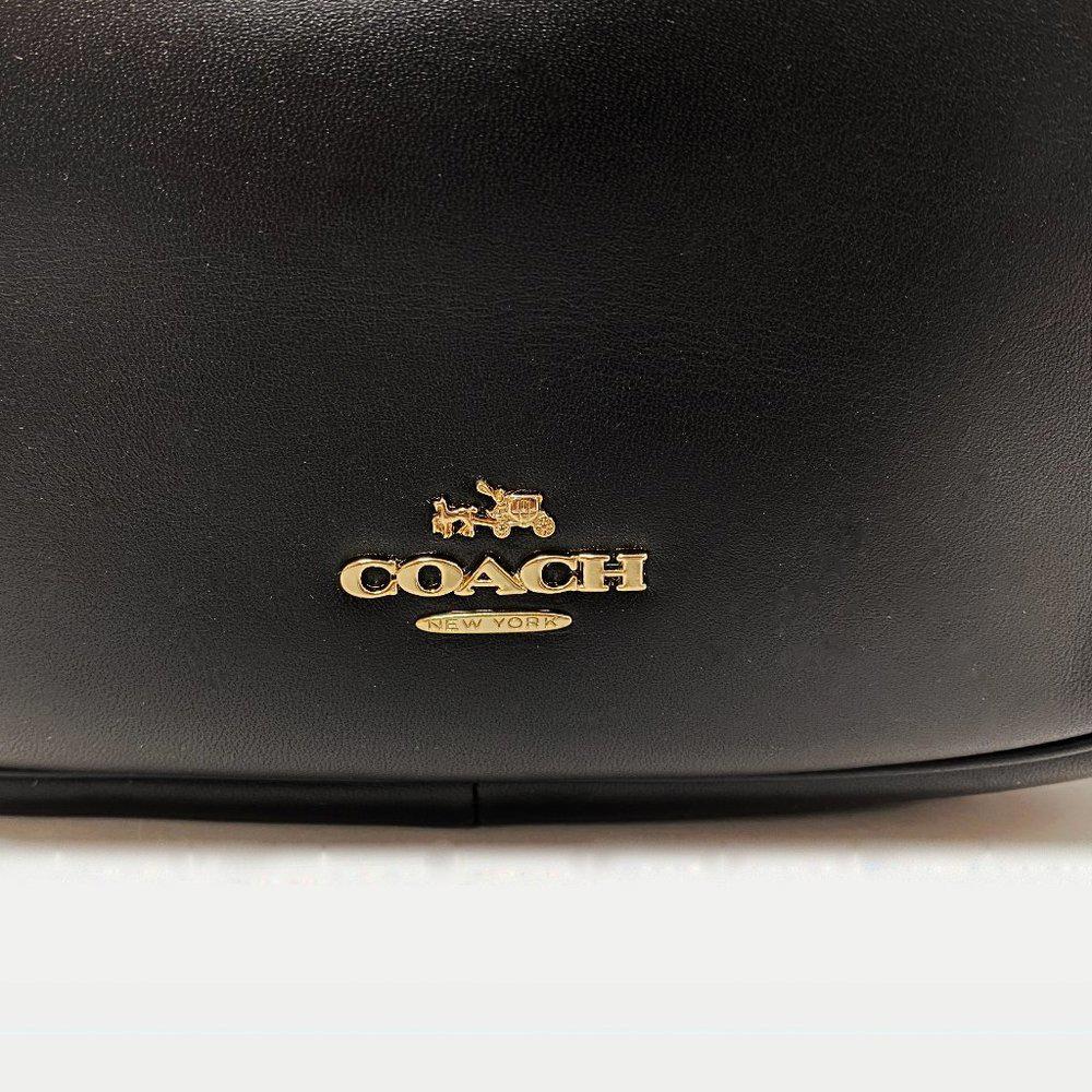COACH 36026 Nomad Black Leather Hobo Bag