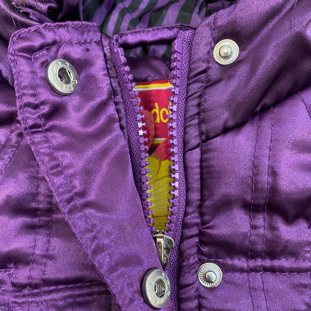 Dollhouse Purple Puffer Coat