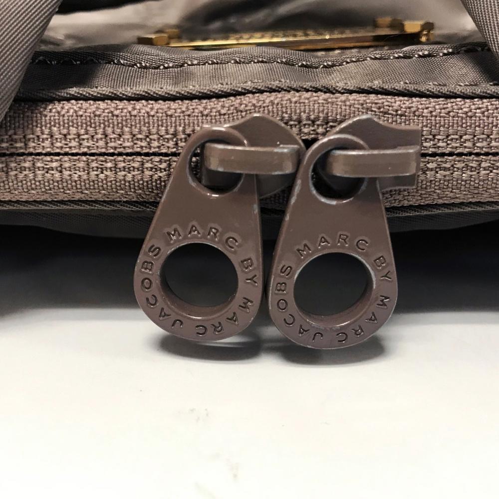 Marc by Marc Jacobs Taupe Nylon Laptop Case