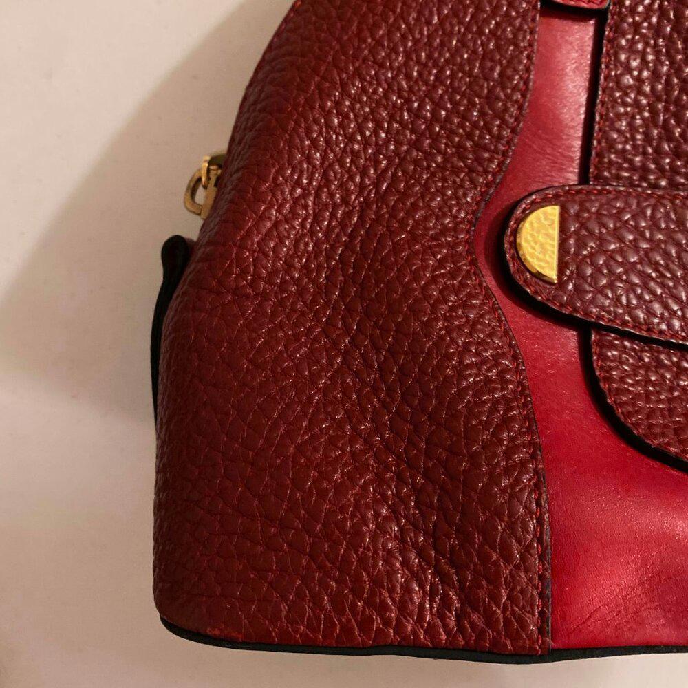 Marc Jacobs Red Leather Satchel Bag