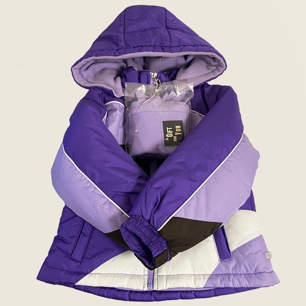 Rothschild Purple Coat Puffer Jacket Unisex Kids Size 5/6 Medium