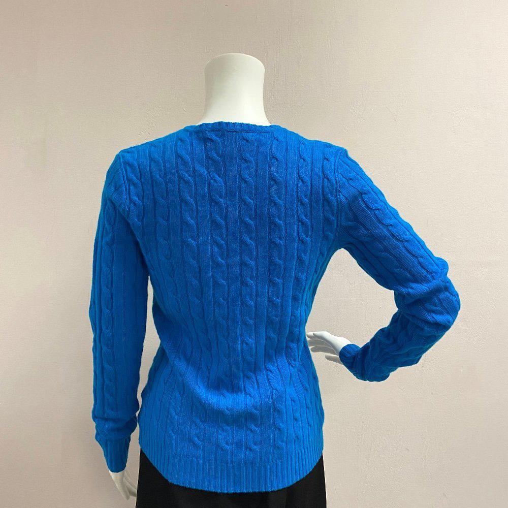 Ralph Lauren Blue Cashmere Sweater