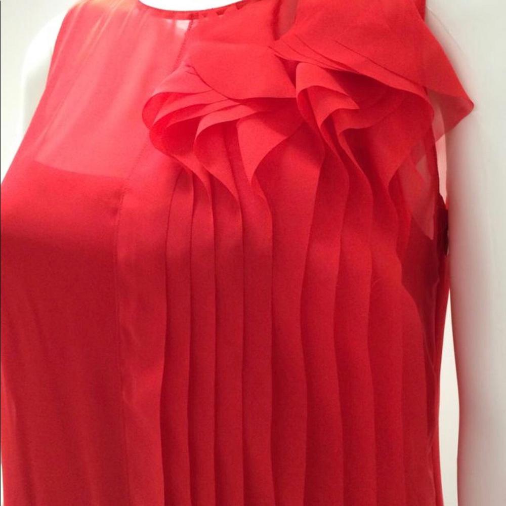 Akris Punto Red Shift Dress