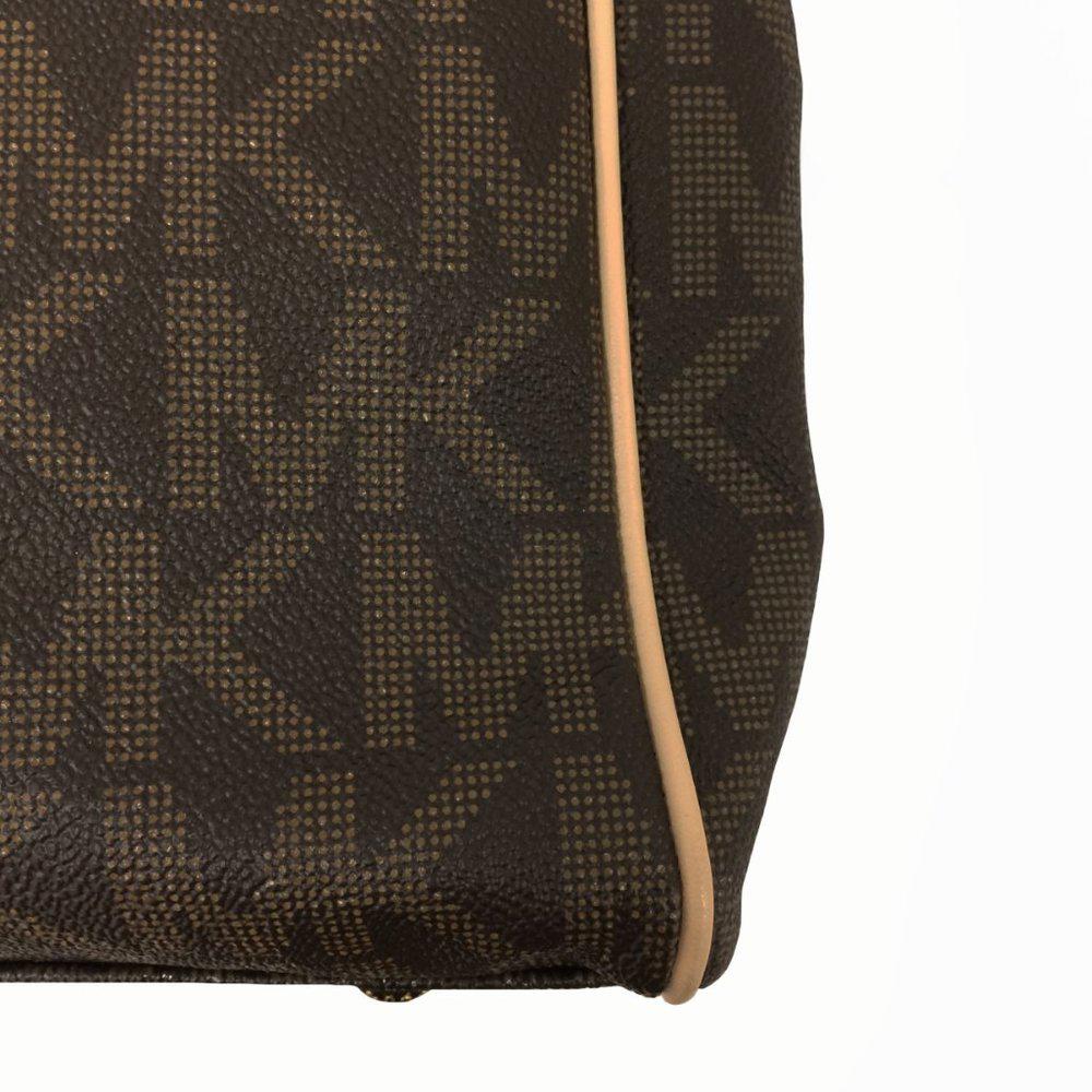 Michael by Michael Kors Monogram Brown Work Tote