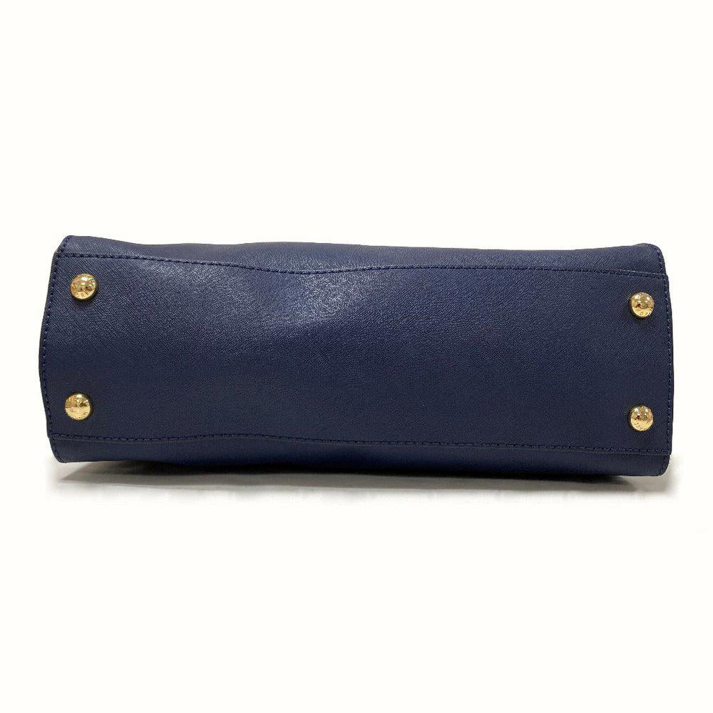Michael by Michael Kors Hamilton Navy Blue Satchel