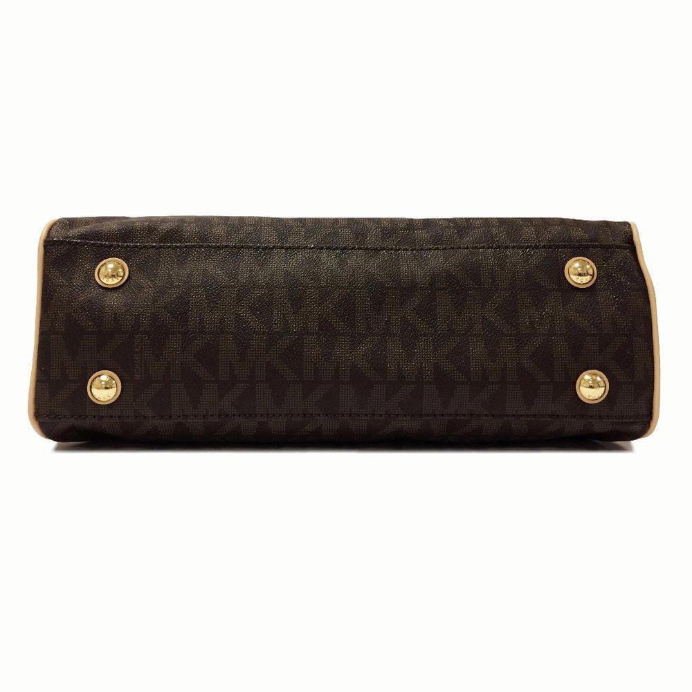 Michael by Michael Kors Monogram Brown Work Tote