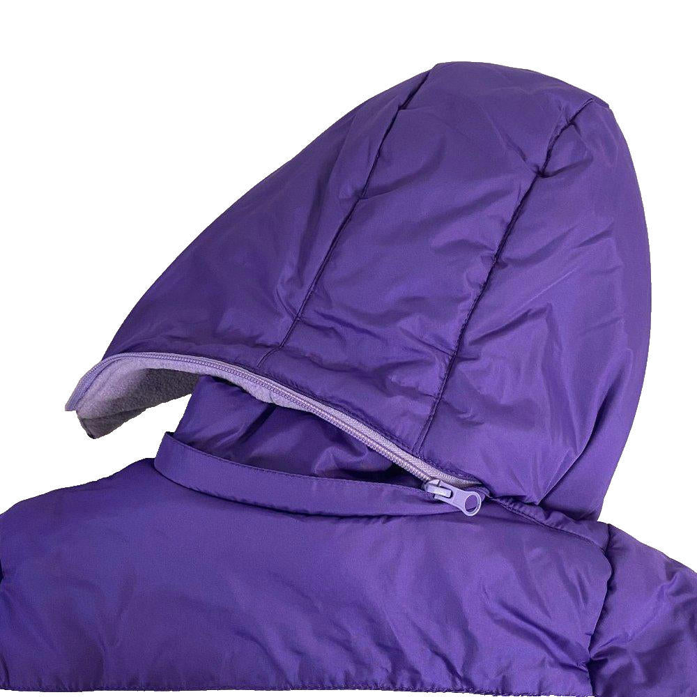 Rothschild Purple Coat Puffer Jacket Kids Size 5/6 M with Hat