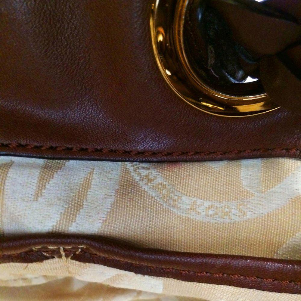 Michael by Michael Kors Braided Walnut Tote Bag