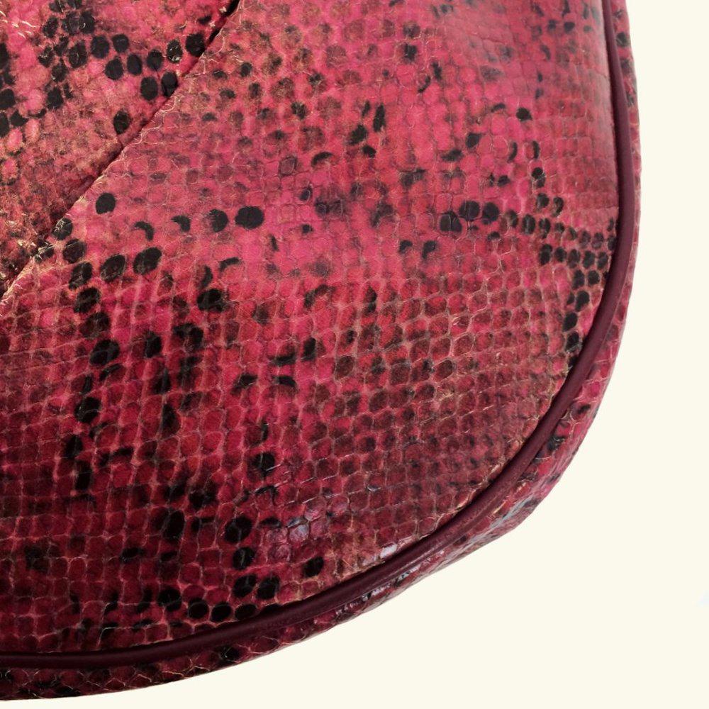 Elie Tahari Emmy Snake Embossed Hobo