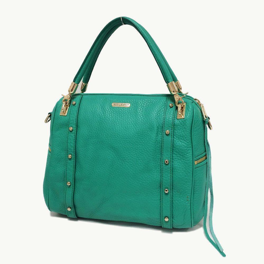 Rebecca Minkoff Cupid Bright Green Leather Satchel
