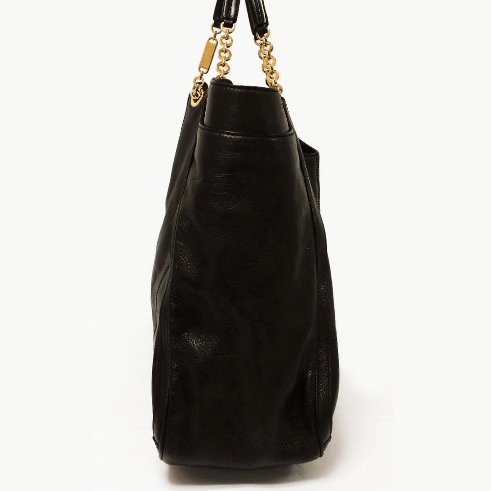 Salvatore Ferragamo Betulla Black Leather Tote Bag