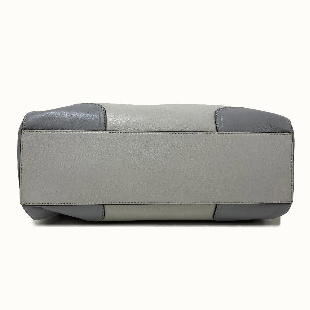 COACH 25073 Poppy Colorblock Grey Satchel
