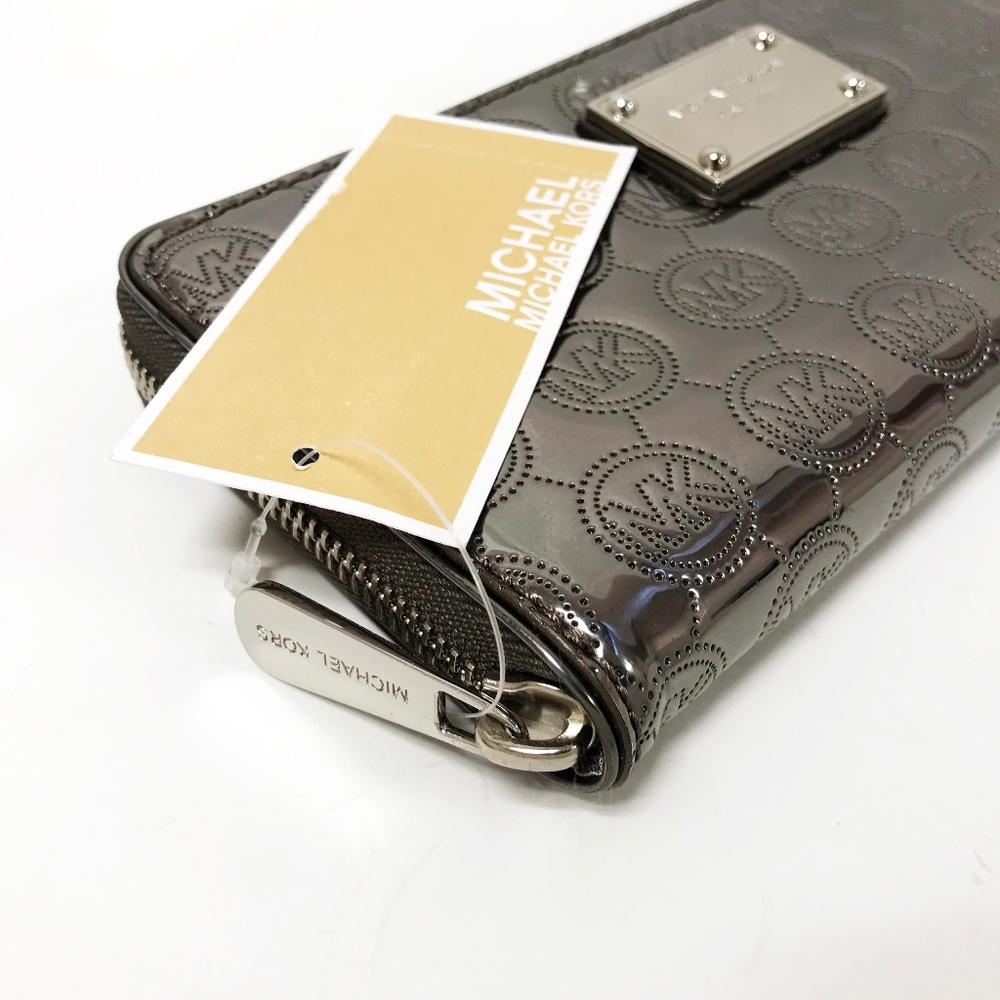 Michael Michael Kors Monogram Metallic Wallet