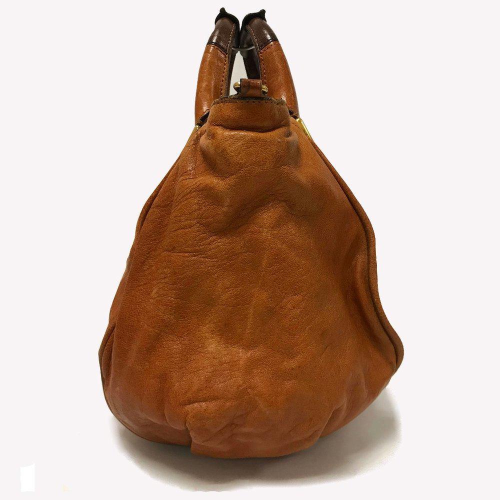 Chloe Ethel Nut Meg Leather Satchel Bag