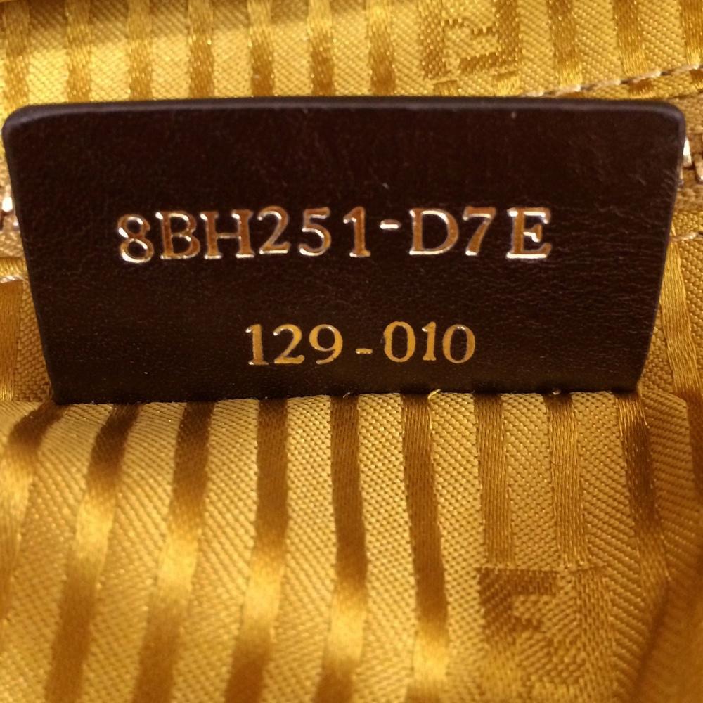 FENDI Vitello Elite Large 2Jours Tote