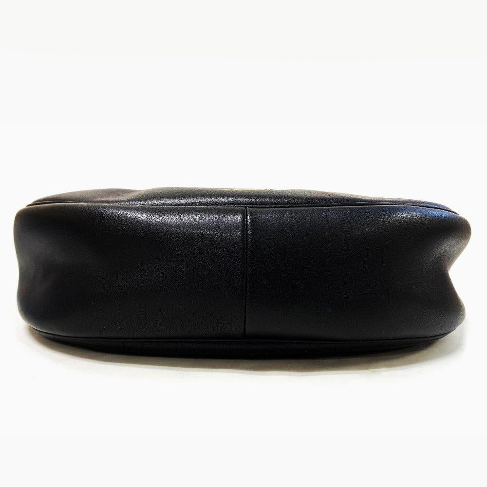 COACH 36026 Nomad Black Leather Hobo Bag