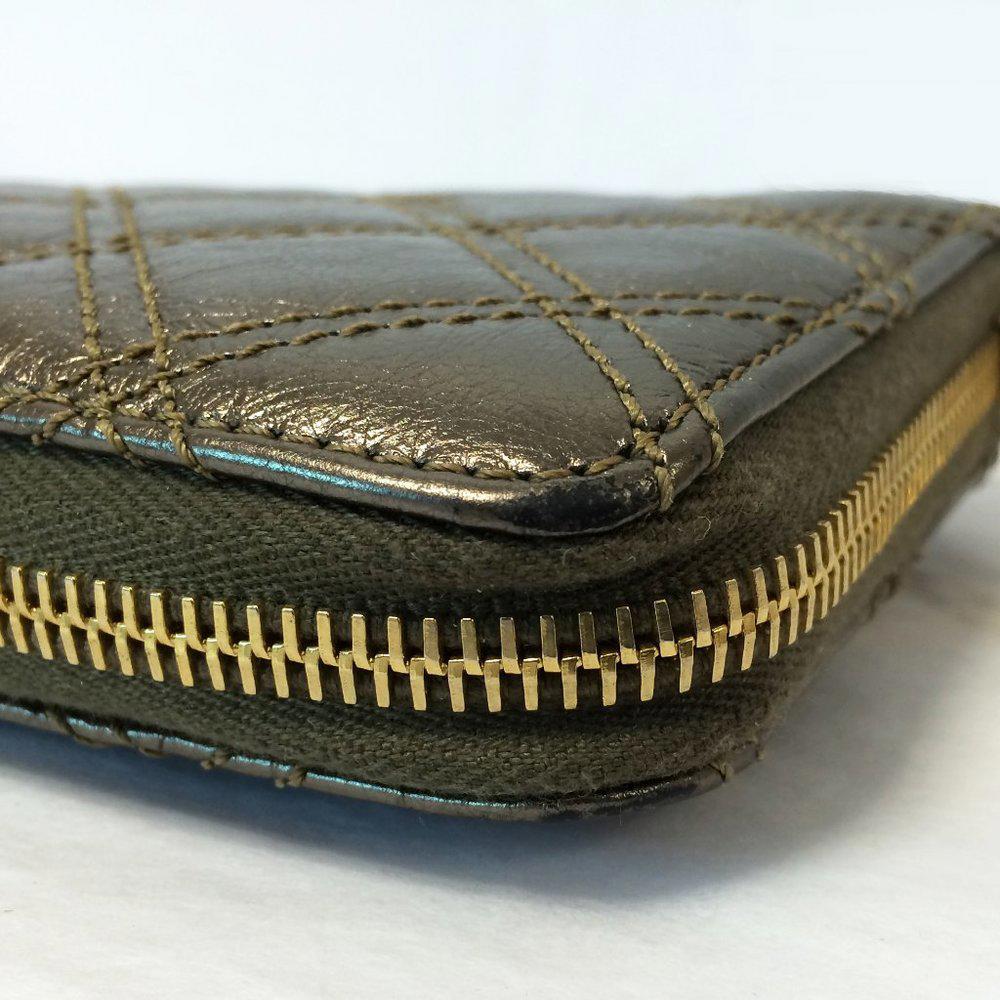 Marc Jacobs Quilted Leather Pewter Wallet