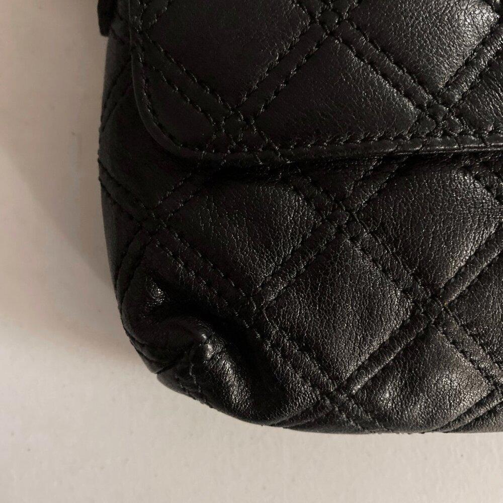 Marc Jacobs The Single Mini Quilted Black Crossbody Bag