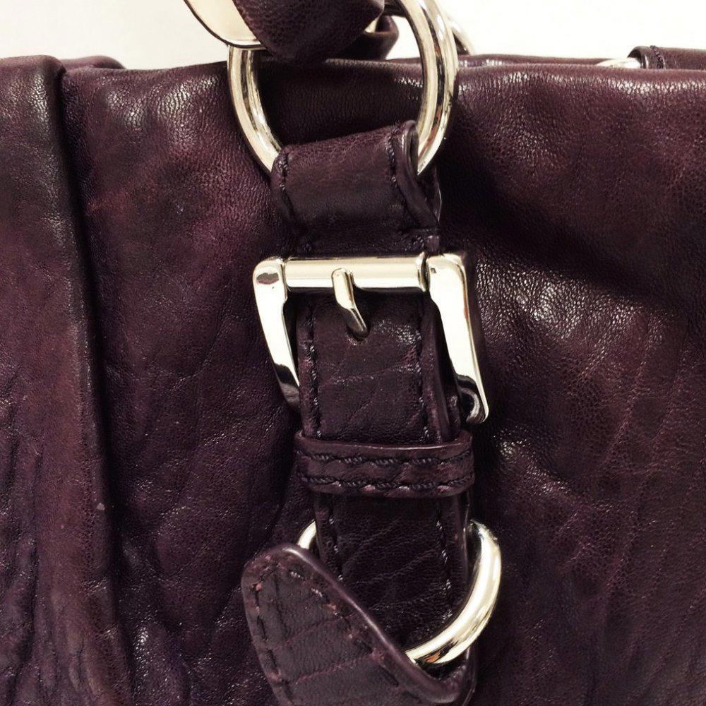 Michael by Michael Kors Plum Leather Bag