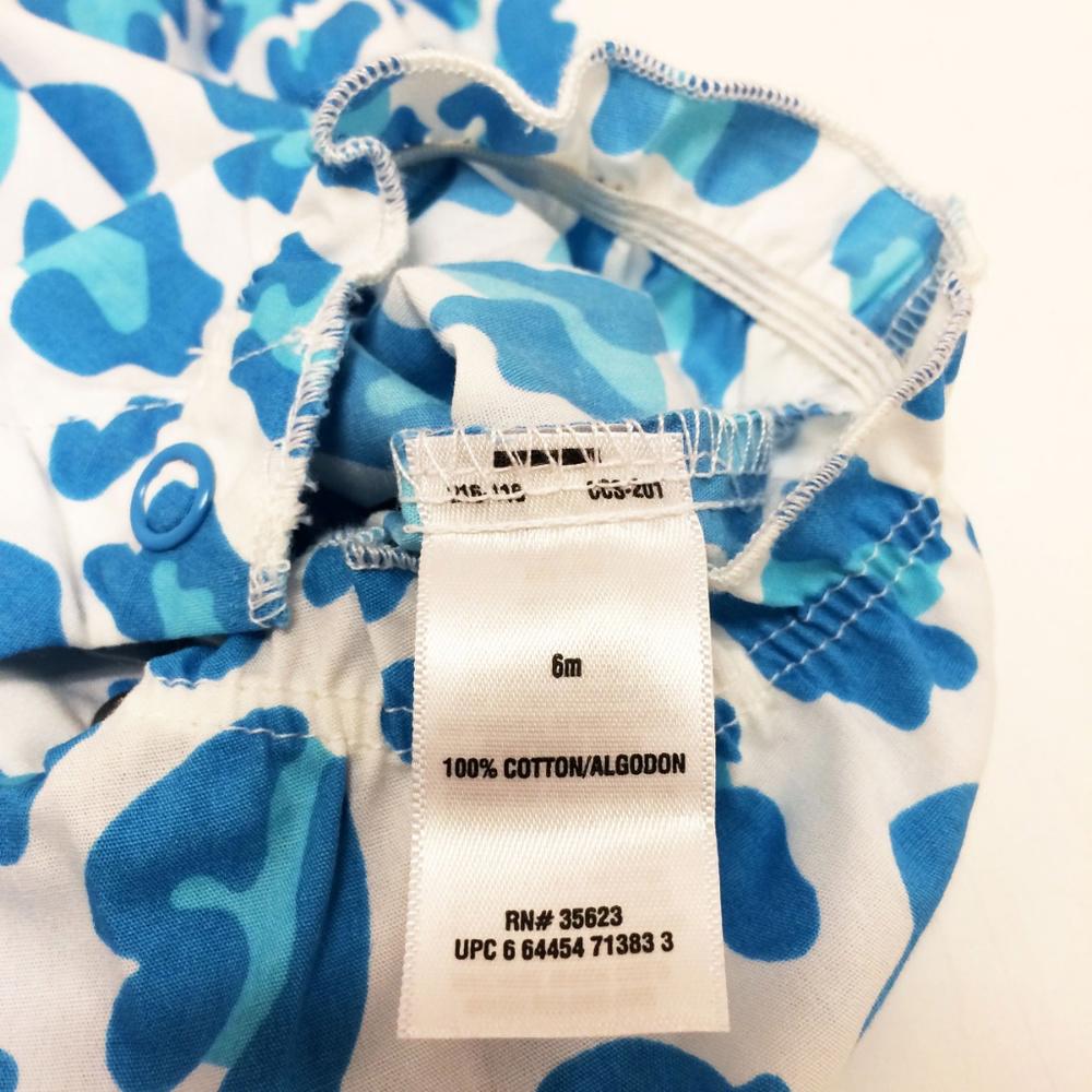 Carter's Playwear Blue Cheetah Sunsuit