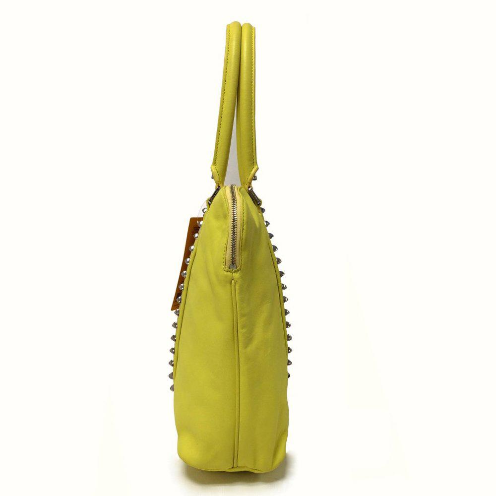 Tory Burch Pyramid Stud Citrus Dome Tote