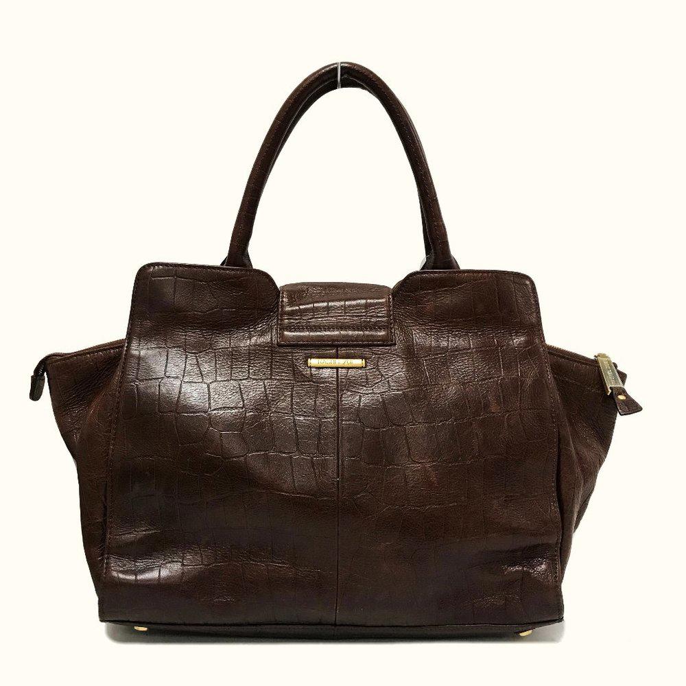 Rachel Zoe Dark Brown Leather Satchel