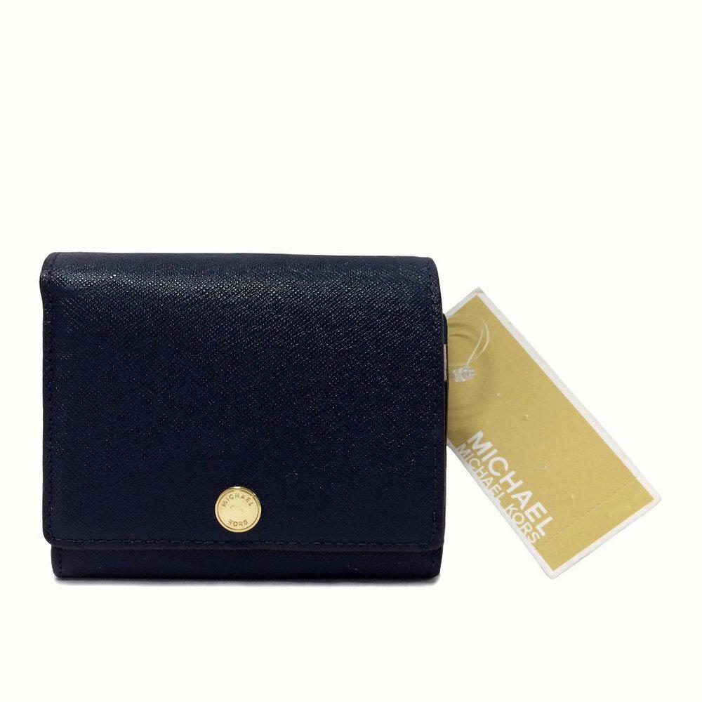 Michael by Michael Kors Color Block Navy Blue Wallet