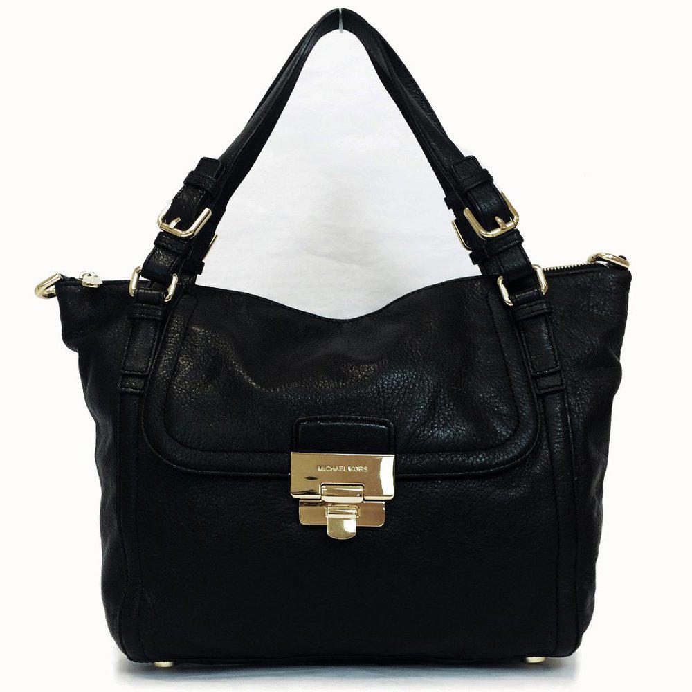 Michael by Michael Kors Top Zip Leather Satchel Bag