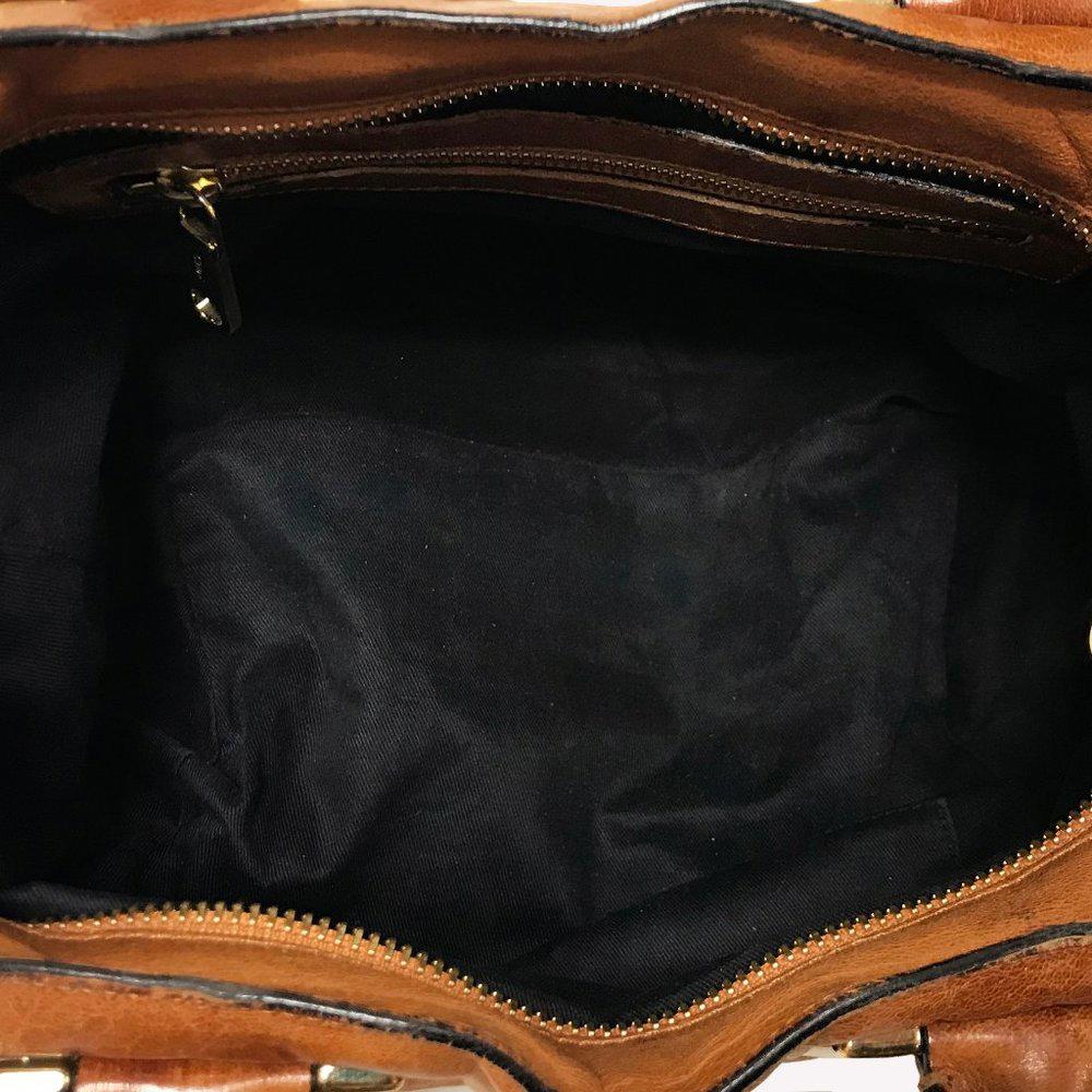 Chloe Ethel Nut Meg Leather Satchel Bag