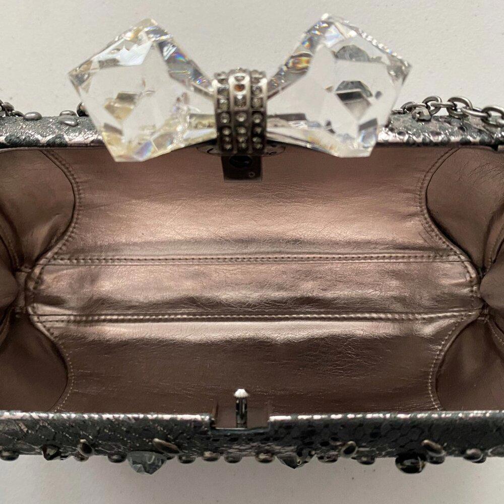 Judith Leiber Vanessa Metallic Clutch Bag