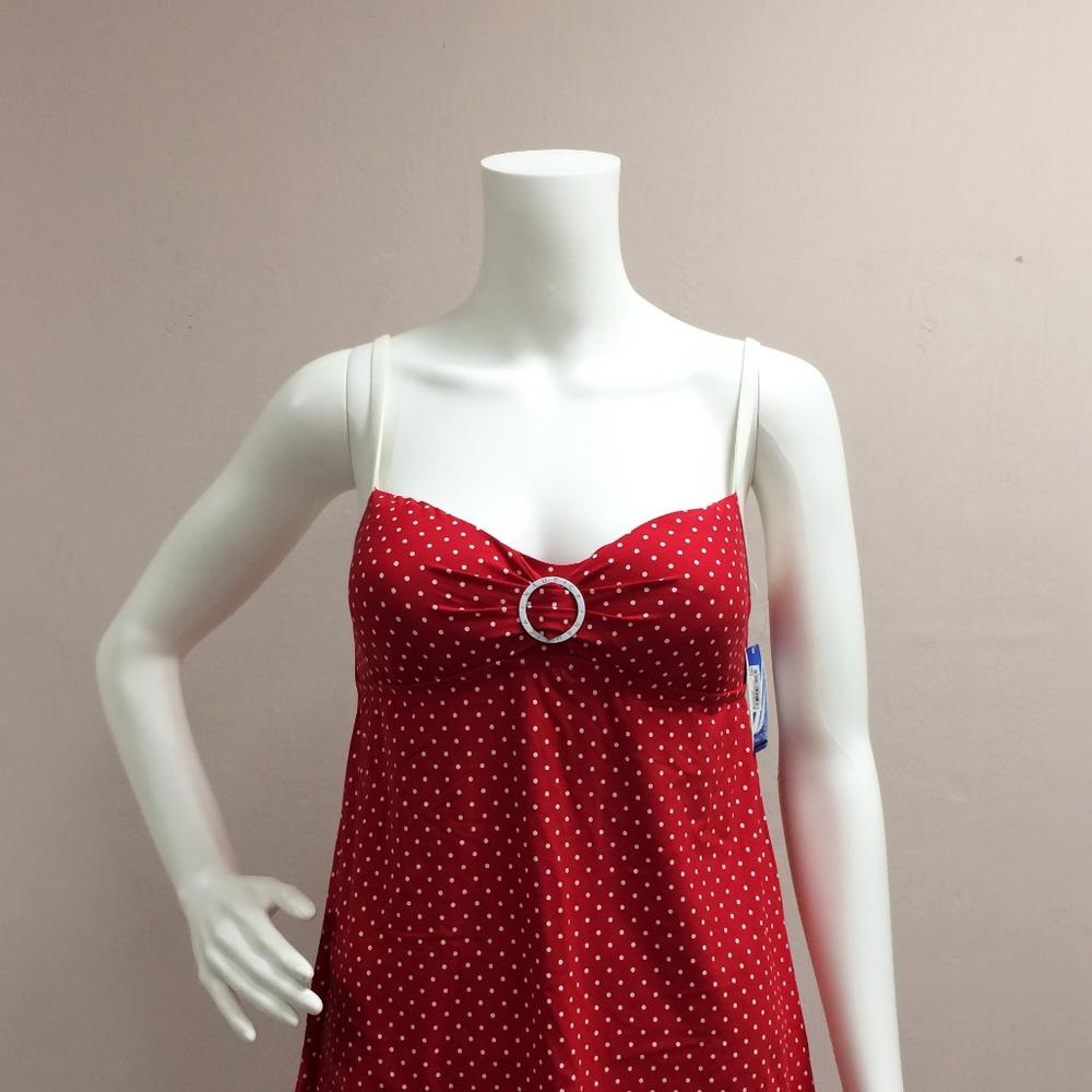 Nautica Red Dress Swimsuit