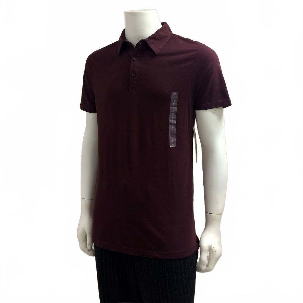 DKNY Jeans Burgundy Men Polo Shirt Size M