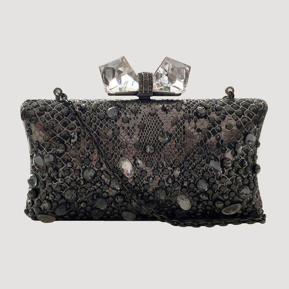 Judith Leiber Vanessa Metallic Clutch Bag