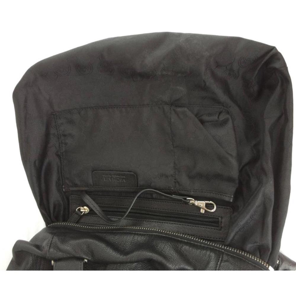 MICHAEL KORS Gibson Black Leather Satchel Bag