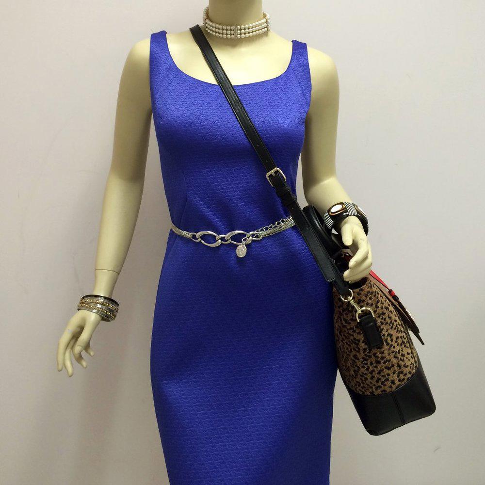 DVF 440 Leopard Top Handle Satchel