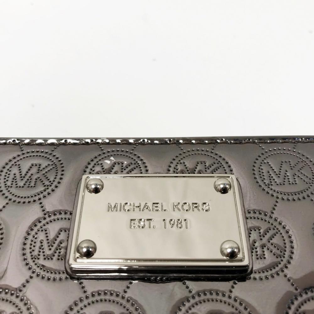 Michael Michael Kors Monogram Metallic Wallet