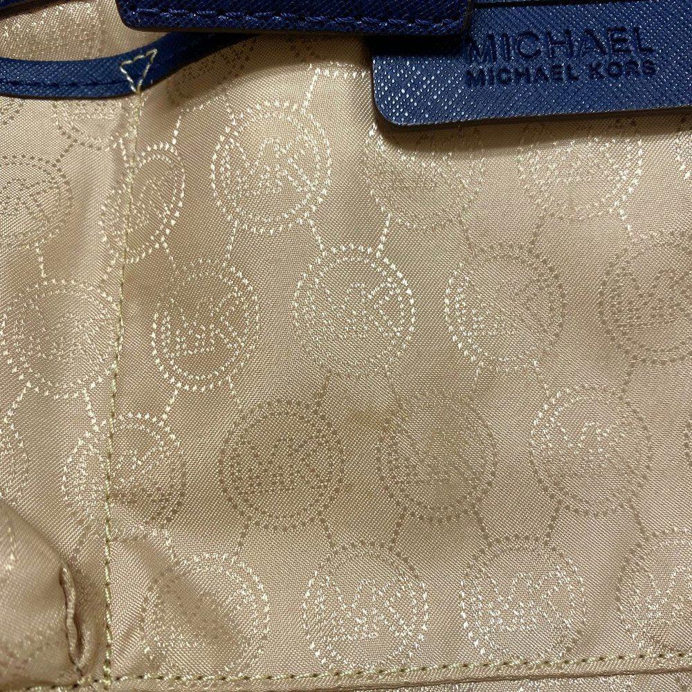 Michael by Michael Kors Hamilton Navy Blue Satchel