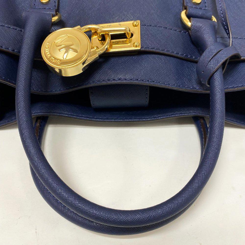 Michael by Michael Kors Hamilton Navy Blue Satchel