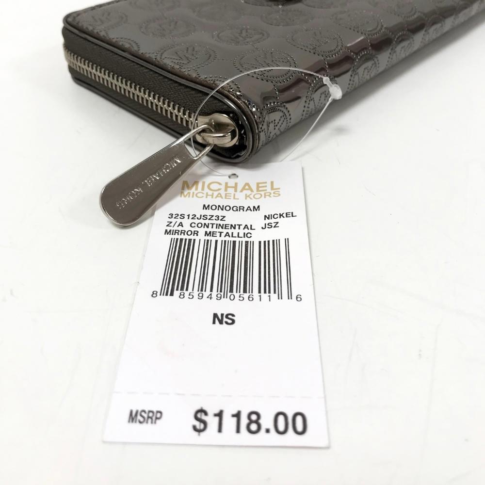 Michael Michael Kors Monogram Metallic Wallet